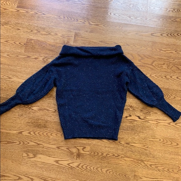 NWT Micheal Stars confetti off shoulder sweater - Picture 3 of 4